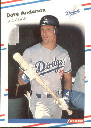1988 Fleer Baseball Cards      508     Dave Anderson